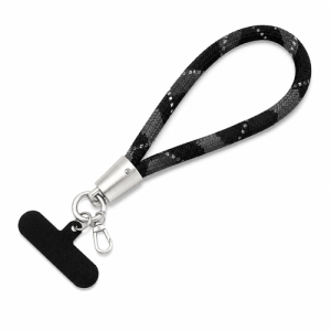 Braided Strap Lanyard (Short) - Black